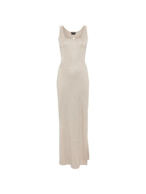 TOM FORD open-back knitted maxi dress