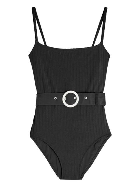 Solid & Striped The Nina belted swimsuit