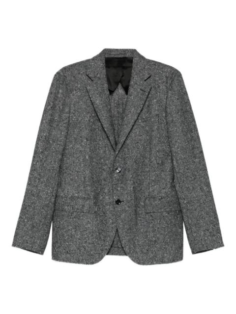 LARDINI notched-lapel single-breasted jacket