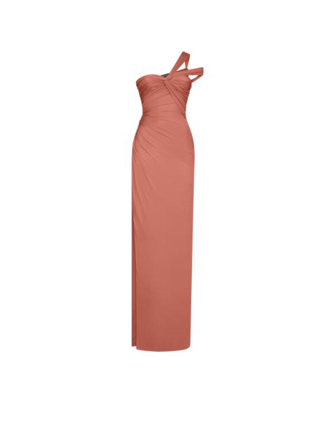 TOM FORD ONE SHOULDER TWIST FRONT EVENING DRESS