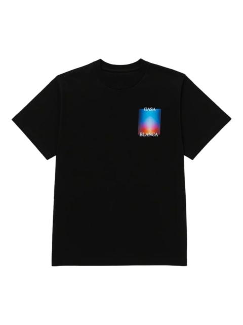CASABLANCA gradient logo T-shirt