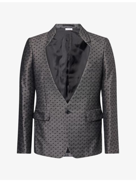 Comme des Garçons Homme Plus Split Single-Breasted Wool-Blend Blazer