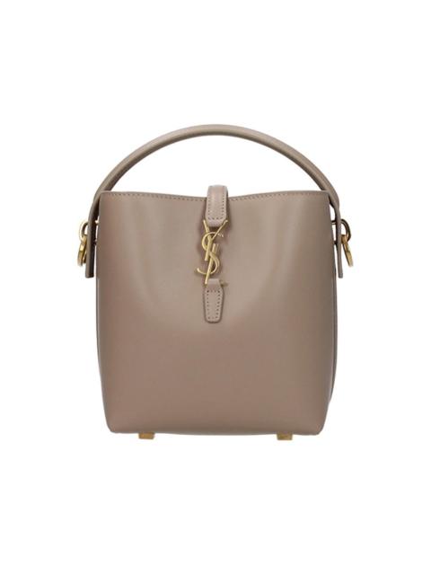 SAINT LAURENT Le 37 Mini in Shiny Leather