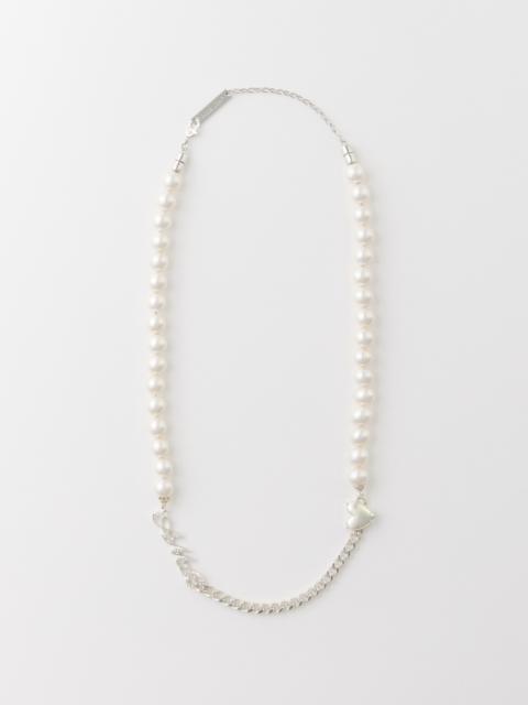 Ambush PEARL CHAIN MIX NECKLACE