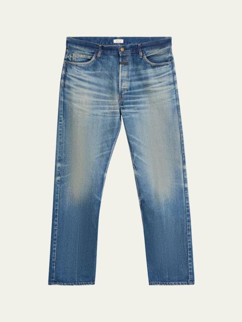 Fear of God Men's Relaxed Straight-Leg Denim Jeans