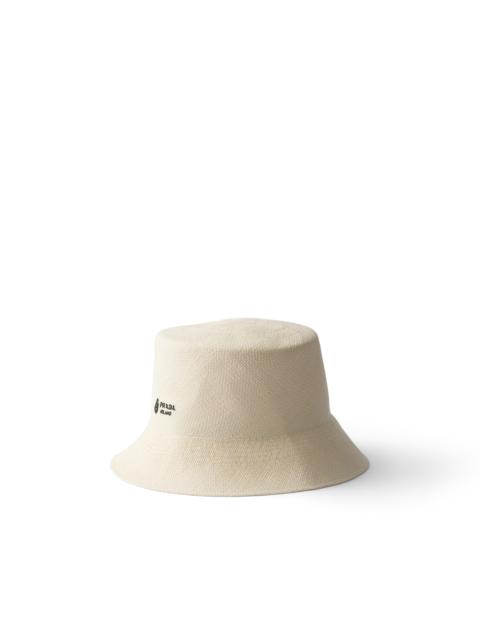 Prada Panama fabric bucket hat