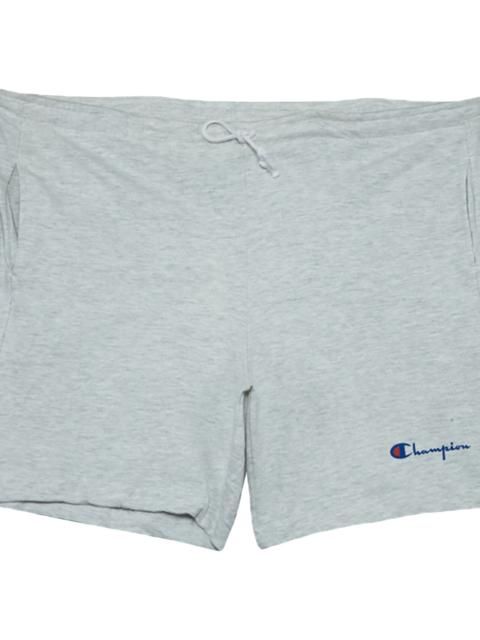 Champion Drawstring Cotton Gym Shorts With Pockets "Light Heather Grey" RN26094 Light Heather Grey