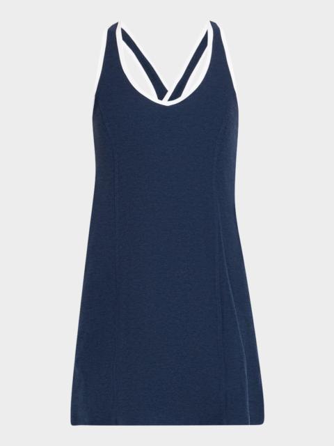 BEYOND YOGA Spacedye Contrast-Trim Active Dress
