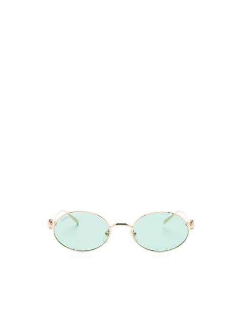 Cartier oval embellished sunglasses