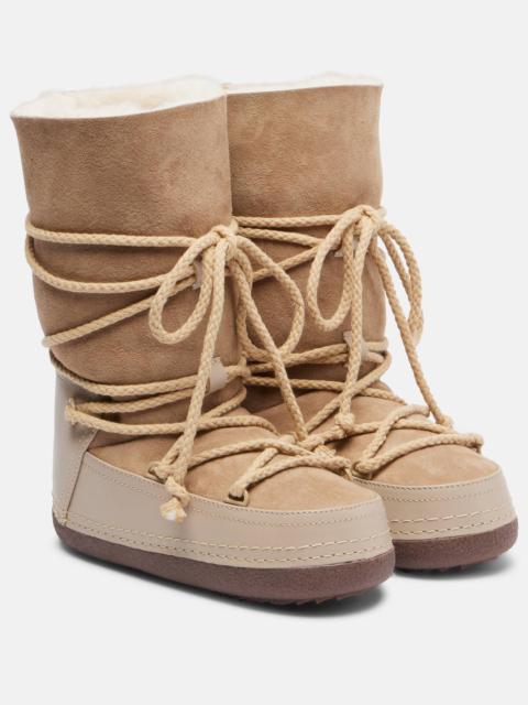 INUIKII Classic shearling-lined suede snow boots