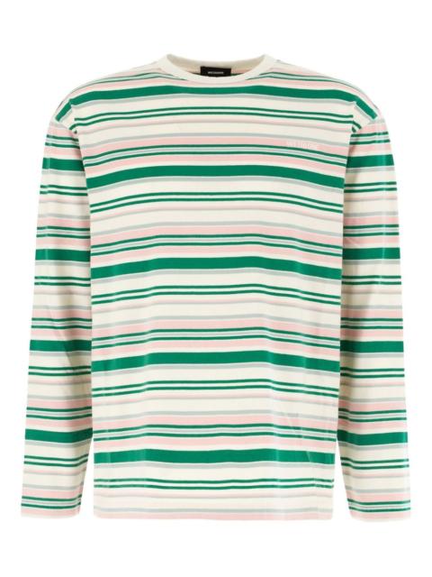 We11done striped long-sleeve T-shirt