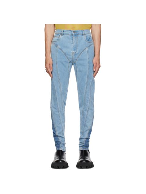 Blue Spiral Jeans