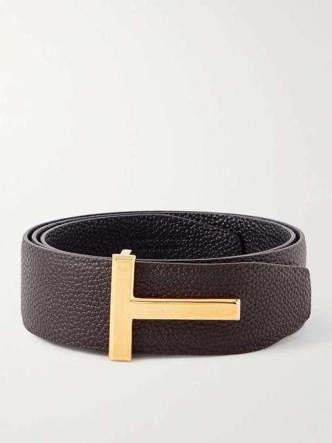 4cm Reversible Full-Grain Leather Belt