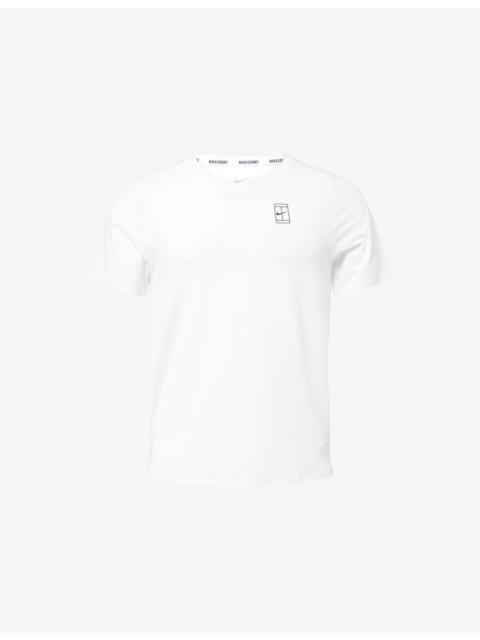 Nike Tennis Short-Sleeve Woven T-Shirt
