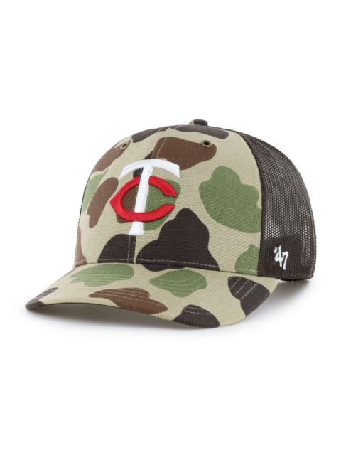 Carhartt Minnesota Twins '47 Camo Trucker