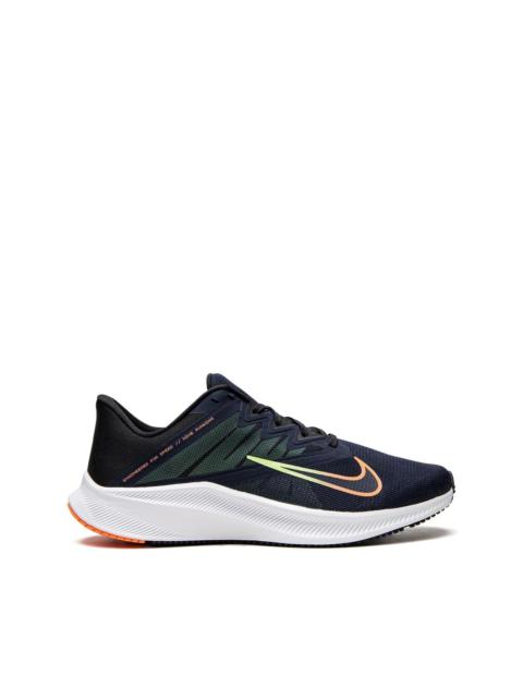 Quest 3 "Obsidian/Black/Lime Glow/Atomic Orange" sneakers