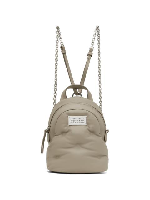 Maison Margiela Taupe Glam Slam Backpack