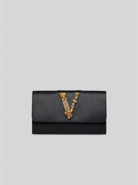 VERSACE Virtus Crystal Chain Wallet