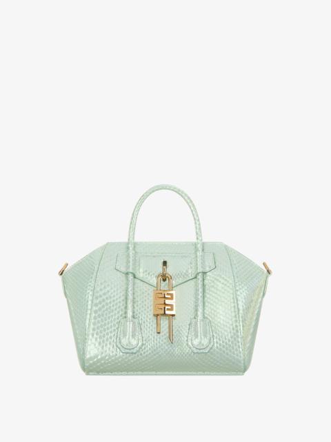 Givenchy MINI ANTIGONA LOCK BAG IN AYERS