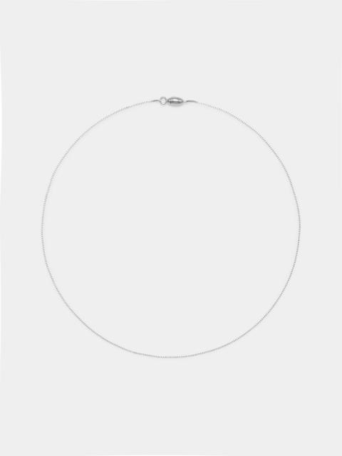 Aeyde Stevie Palladium-Plated Chain Necklace