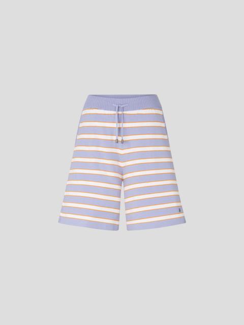 BOGNER Alice Knitted shorts in Lilac/White