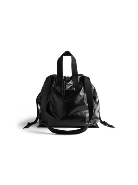 BALENCIAGA Men's Cargo Large Tote Bag in Black