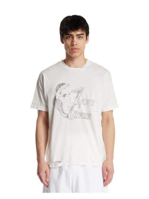 WILLY CHAVARRIA White Cotton T-Shirt with Print