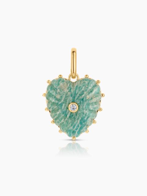 THATCH Malene Amazonite Heart Clip