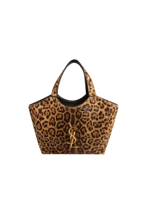 SAINT LAURENT ICARE MEDIUM LEOPARD BAG
