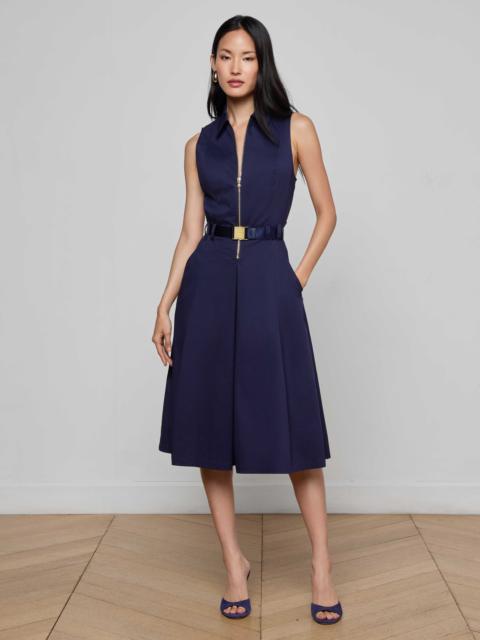 L'AGENCE Kylo Poplin Shirt Dress