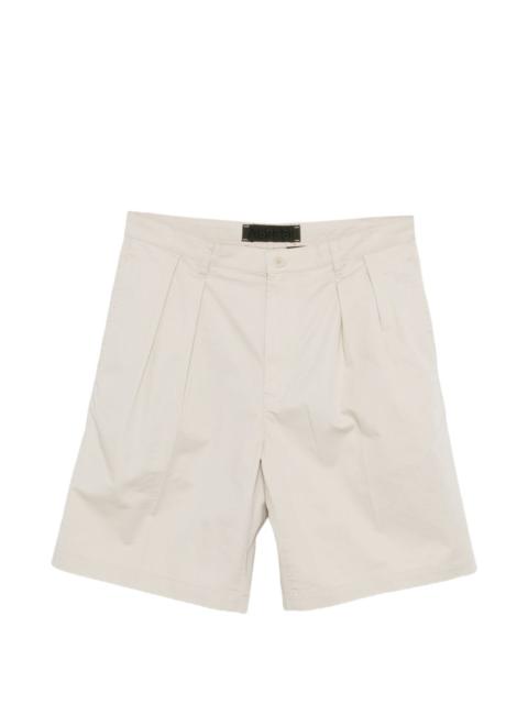 Aspesi pleated cotton shorts