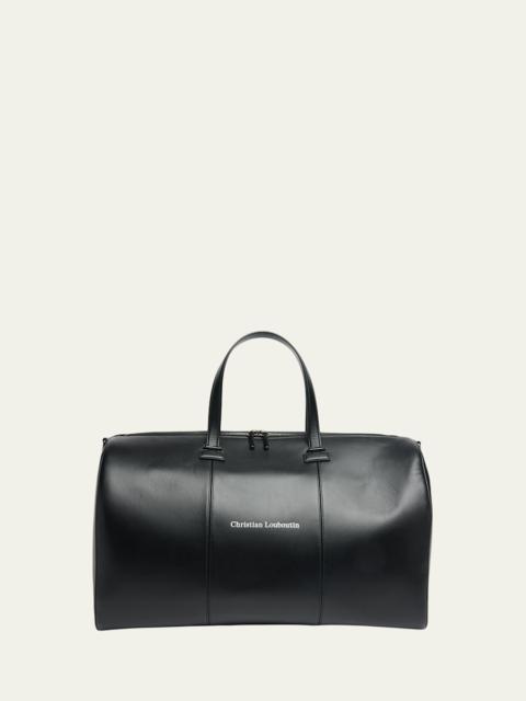 Christian Louboutin Men's Tactical Leather Dufflel Bag