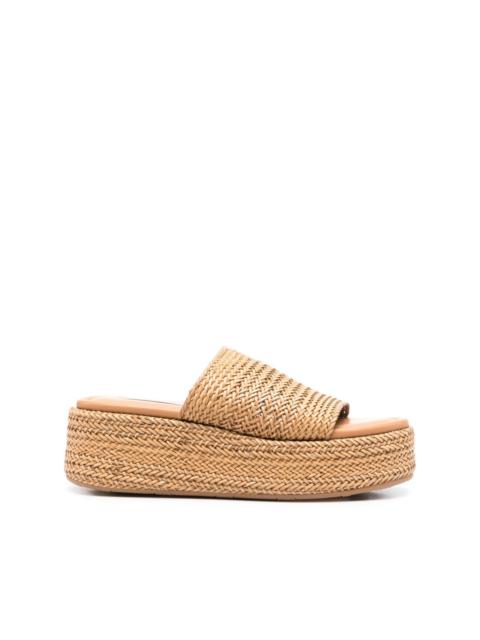 CASADEI 65mm interwoven-design sandals