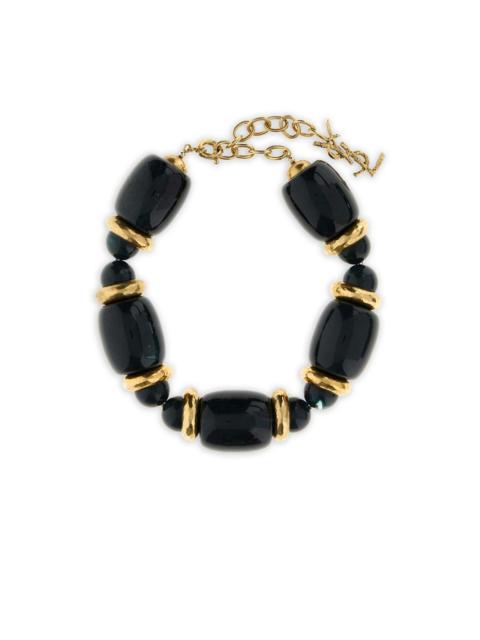 SAINT LAURENT beaded necklace