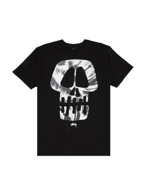 Stussy Brush Skull Tee 'Black'