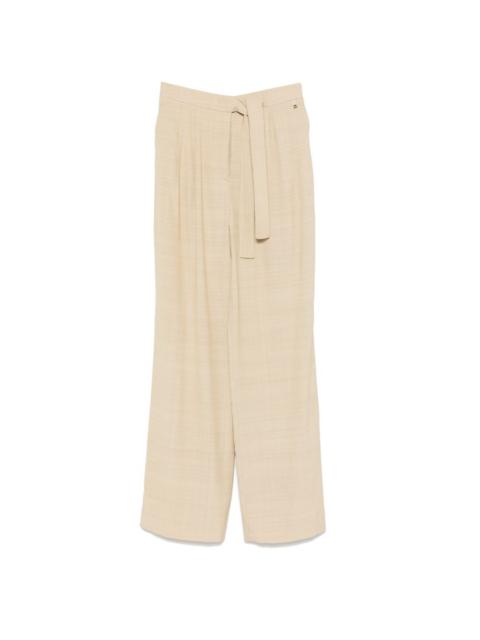 Herno elasticated-waistband trousers