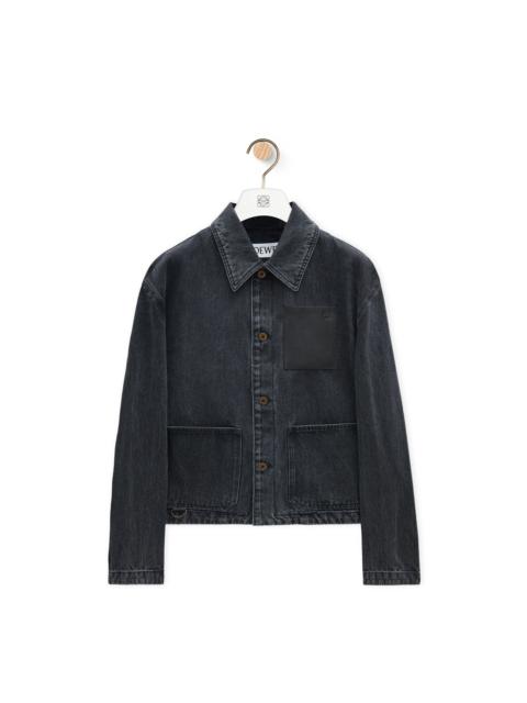 Workwear jacket in denim