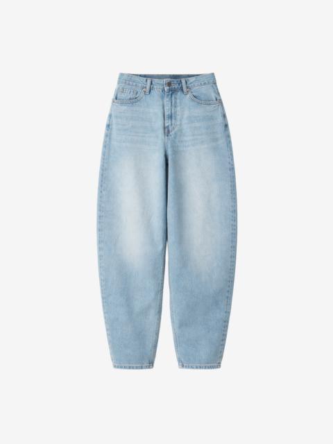 The Frankie Shop Lucena Barrel-Leg Jeans - Light Wash