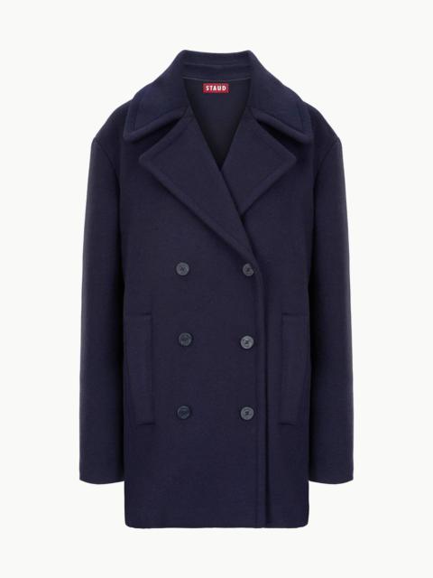 STAUD STAUD ELORA PEACOAT NAVY