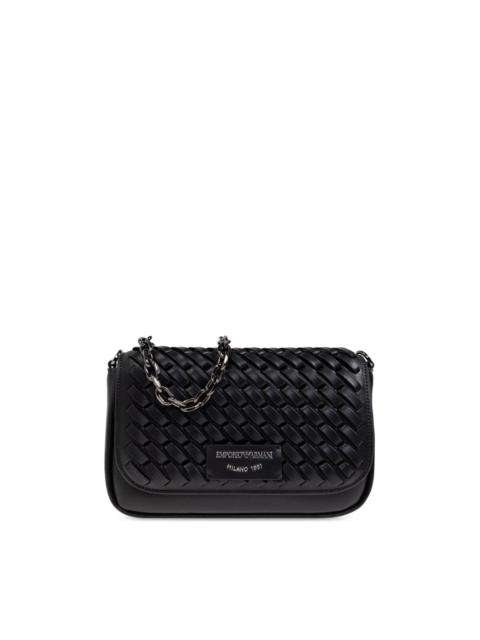 EMPORIO ARMANI Leather wallet on chain