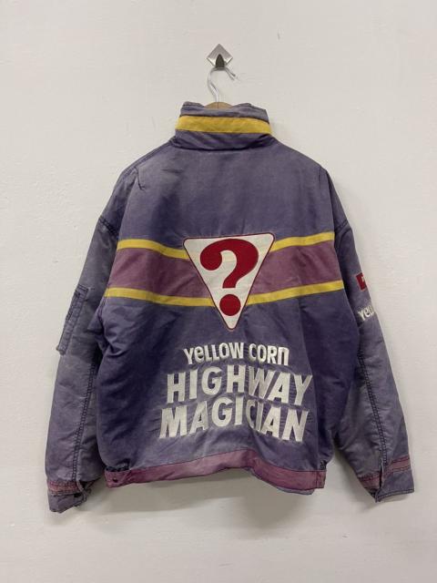Other brands Vintage Yellow Corn Quilted Racing motorsport Jacket