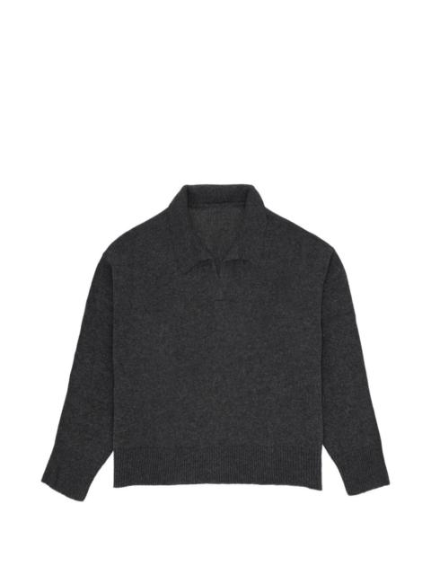 FORTELA ribbed V-neck sweater