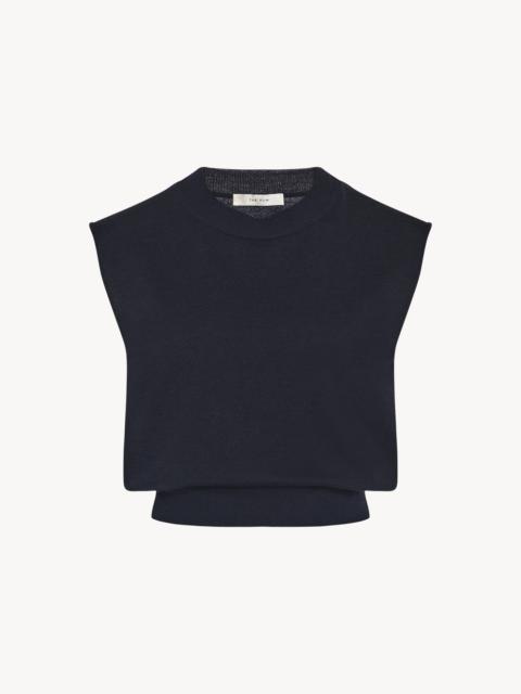 The Row Flavia Top in Wool and Silk