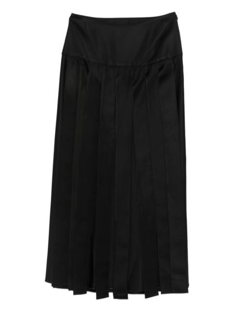 EMPORIO ARMANI pleated midi skirt
