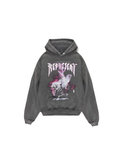 REPRESENT Represent Take Me Higher Hoodie Vintage Grey