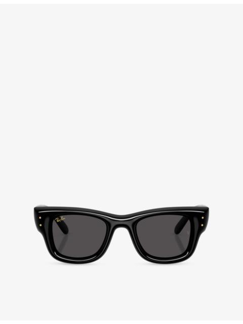 Ray-Ban RB4940 Wayfarer Puffer Square-Frame Nylon Sunglasses