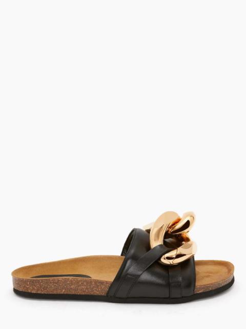 JW Anderson WOMEN'S CHAIN LOAFER SLIDES