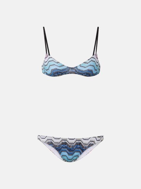 Missoni Zigzag lamé bikini