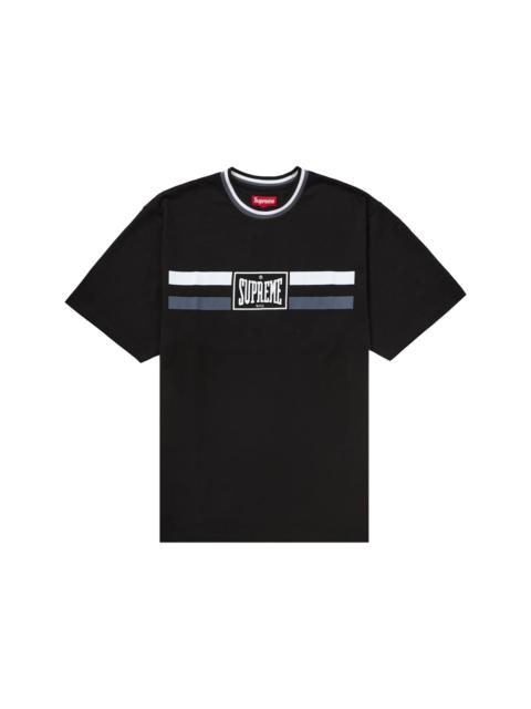 Supreme Supreme Warm Up Stripe S/S Top Black