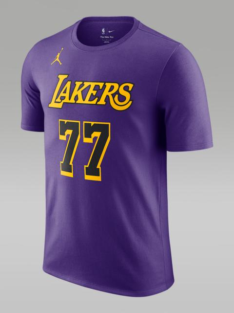 Jordan Luka Dončić Los Angeles Lakers Statement Edition Men's Jordan NBA T-Shirt